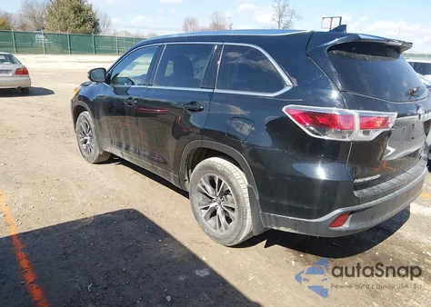2016 Toyota Highlander Xle V6 из США, поврежденный, VIN 5TDKKRFH8GS501732